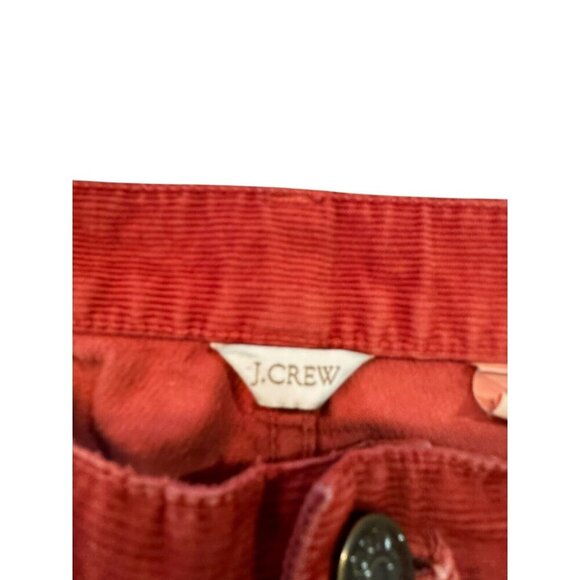 J.Crew Corduroy Pants Orange Casual Everyday Comfort Stretch Size - Picture 3 of 8